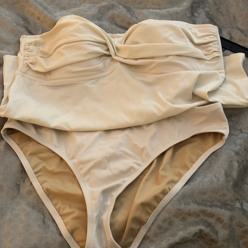 White j. Crew tankini
